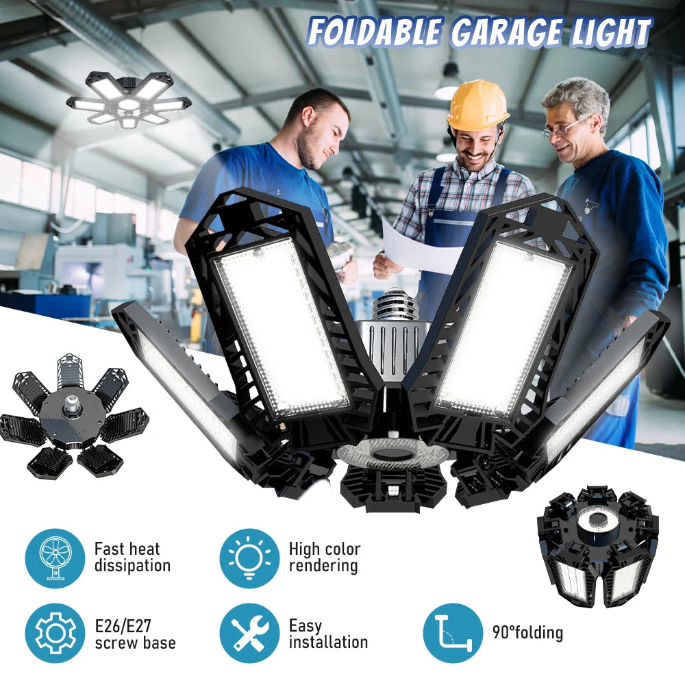 Folding Garage Lighting 120W LED Light