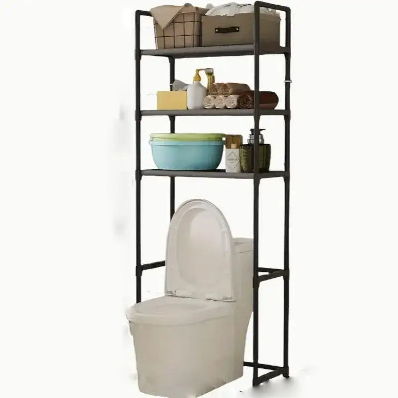 3-Tier Metal Bathroom Rack | Over Toilet Shelf