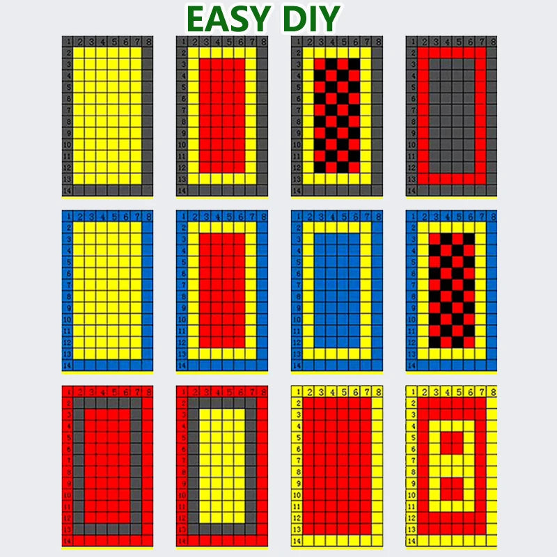 25PCS Garage Floor Mats