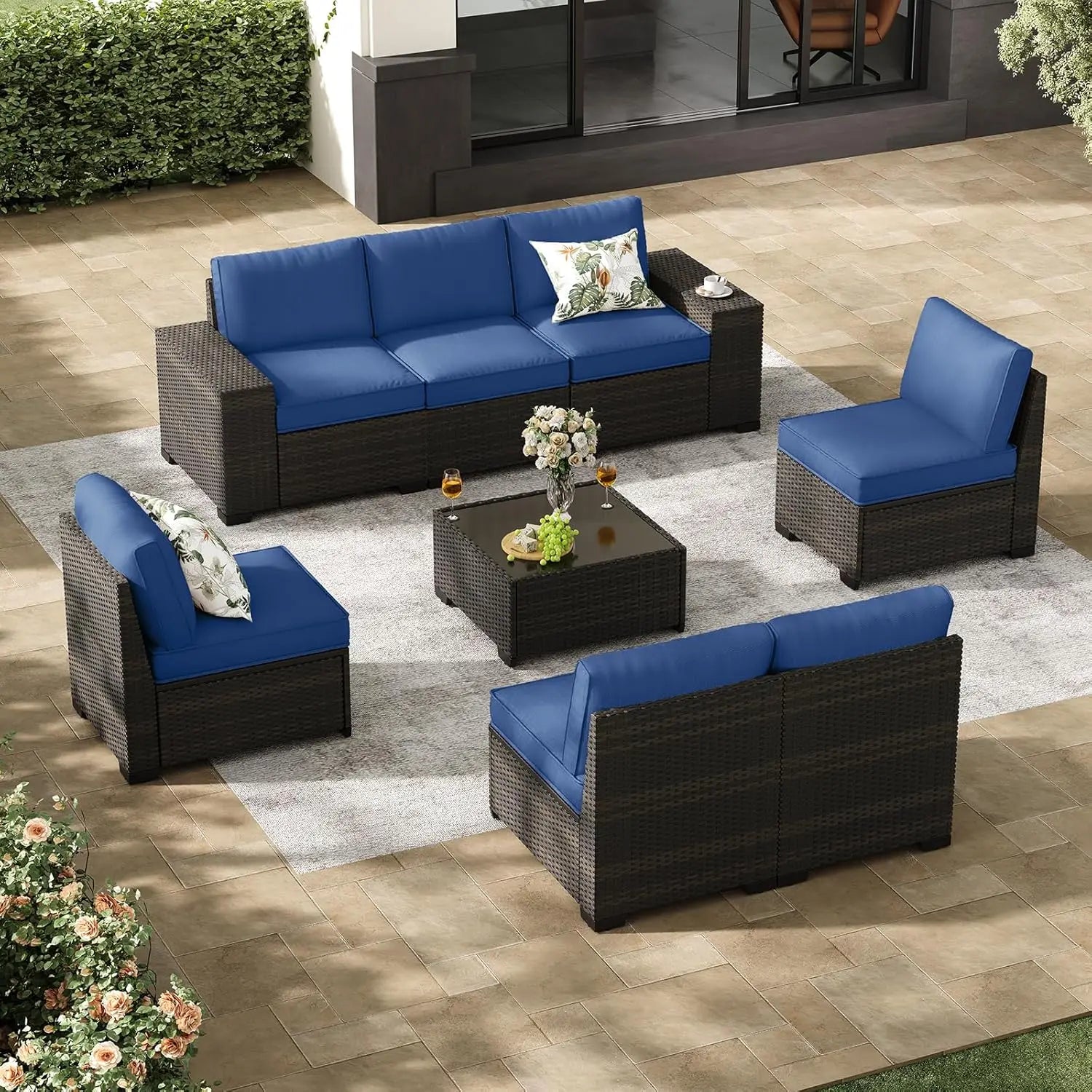 8-Piece Patio Furniture Set, All-Weather Outdoor