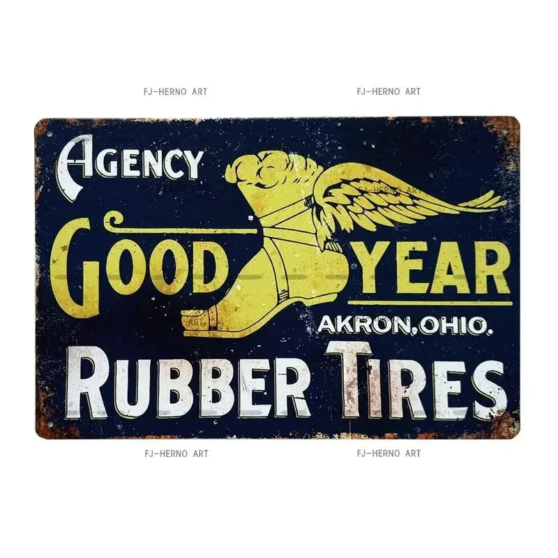 Vintage Motor Oil Gas Car Tin Sign