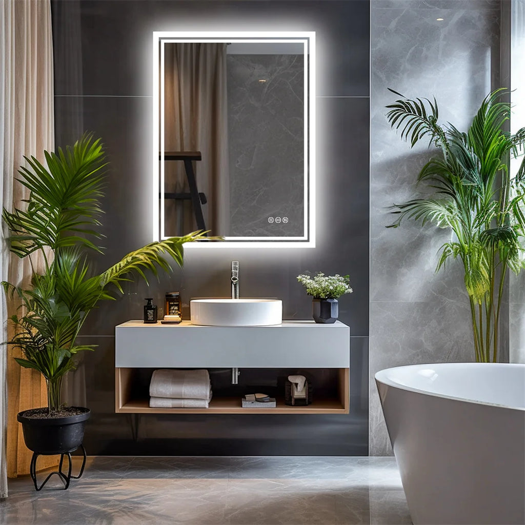 I Illuminate LED Backlight Bathroom Mirror