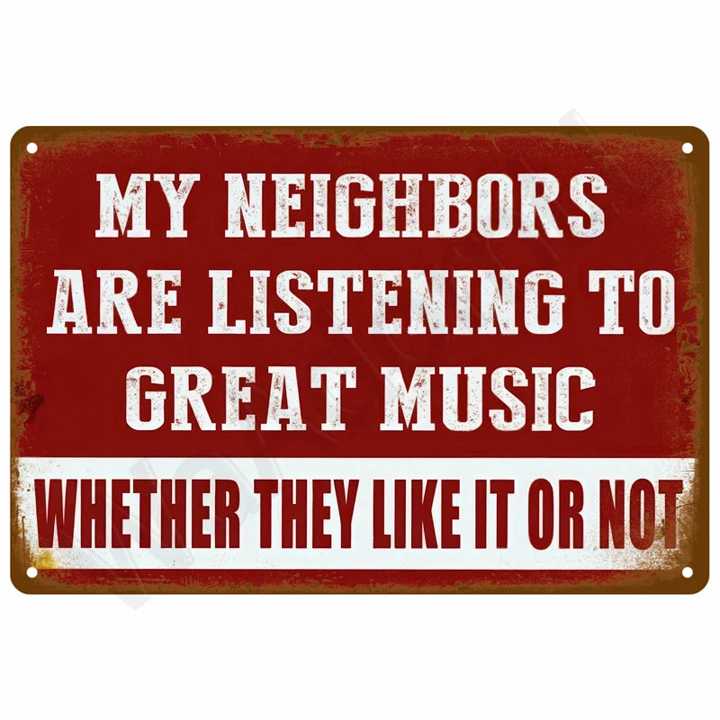 Vintage Metal Plate Tin Sign Plates