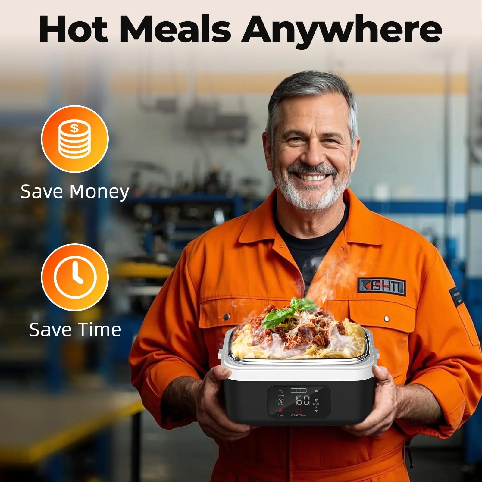 Wireless Electric Insulated Lunch Box