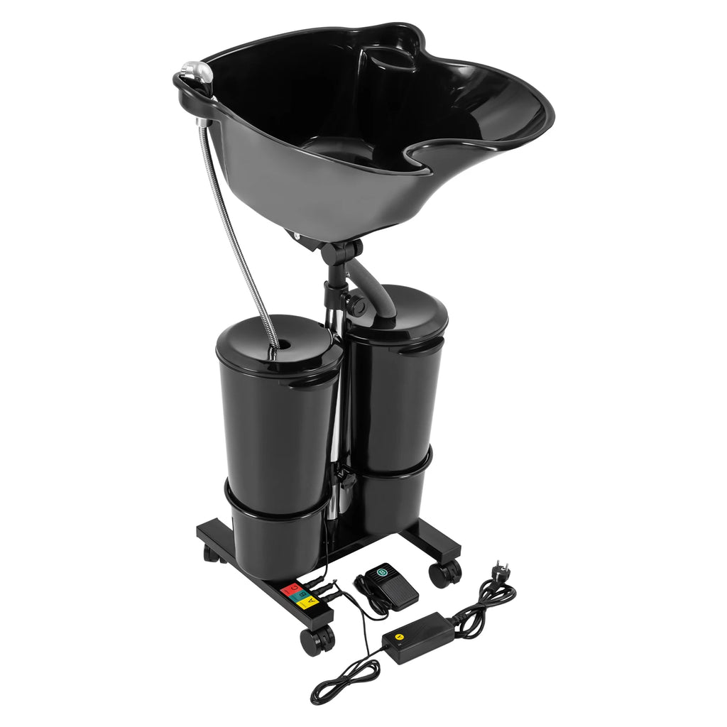 Mobile Hair Wash Basin Height Adjustable