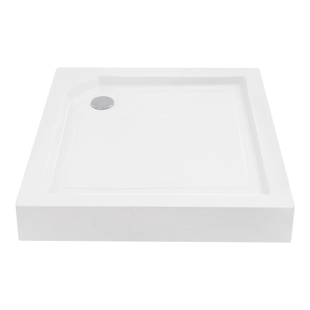 85*85*14cm Shower Base with Drain Hose 260kg/570lbs