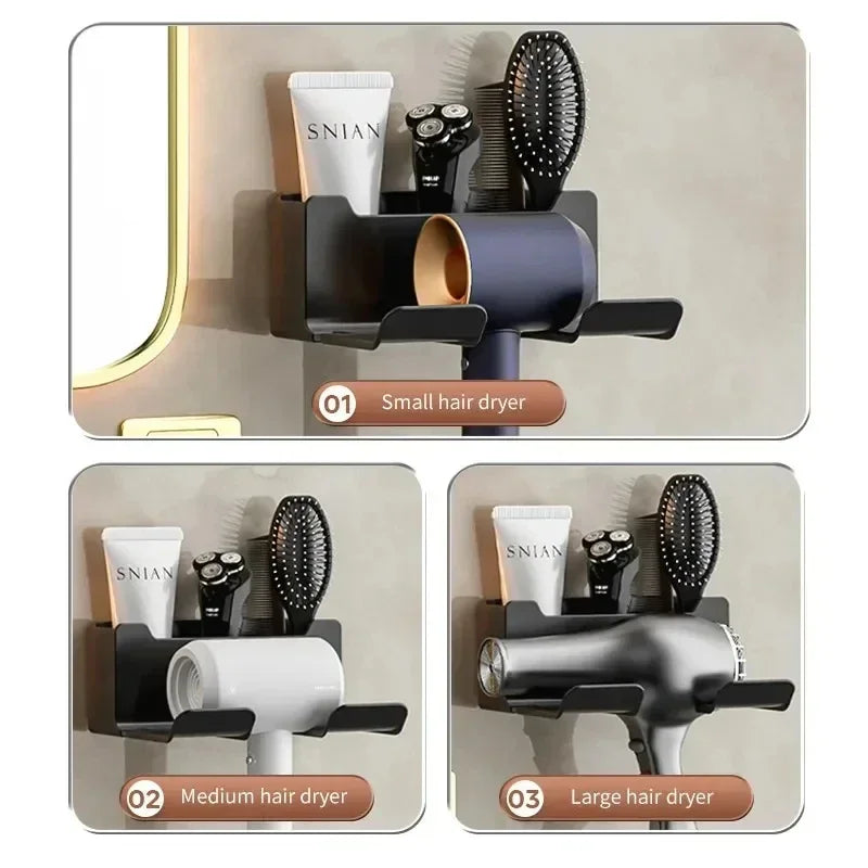 Hair Dryer Holder Wall Dryer Cradle Straightener Stand