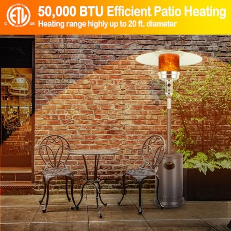 Outdoor Patio Heater 50000 BTU Table Design