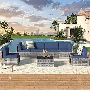 U-MAX 7 Piece Outdoor Patio Furniture Set