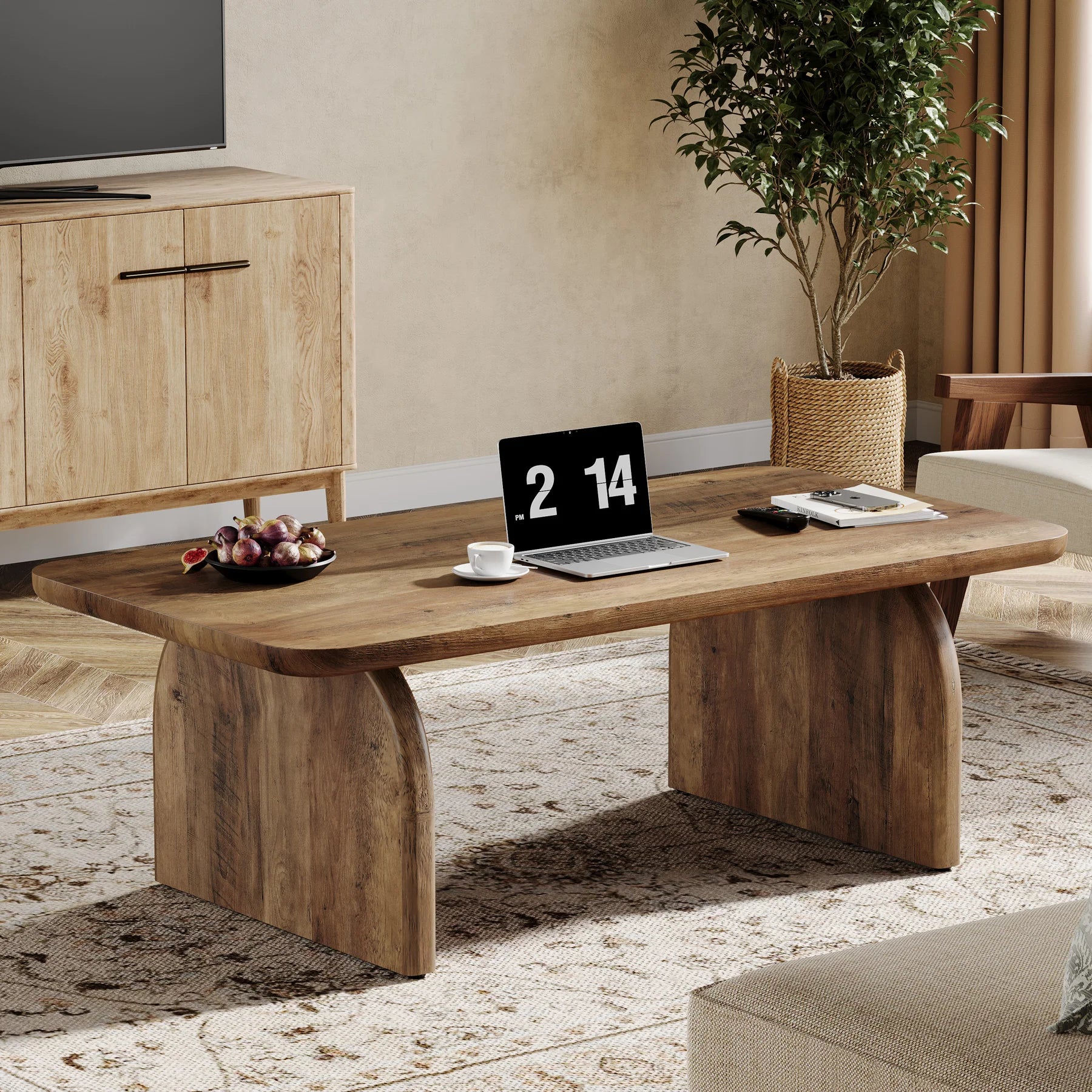 Farmhouse Rectangular Coffee Table,