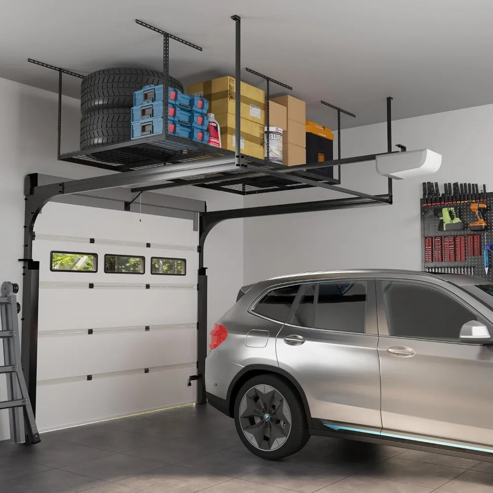 4x8 Overhead Garage Storage Rack, Adjustable