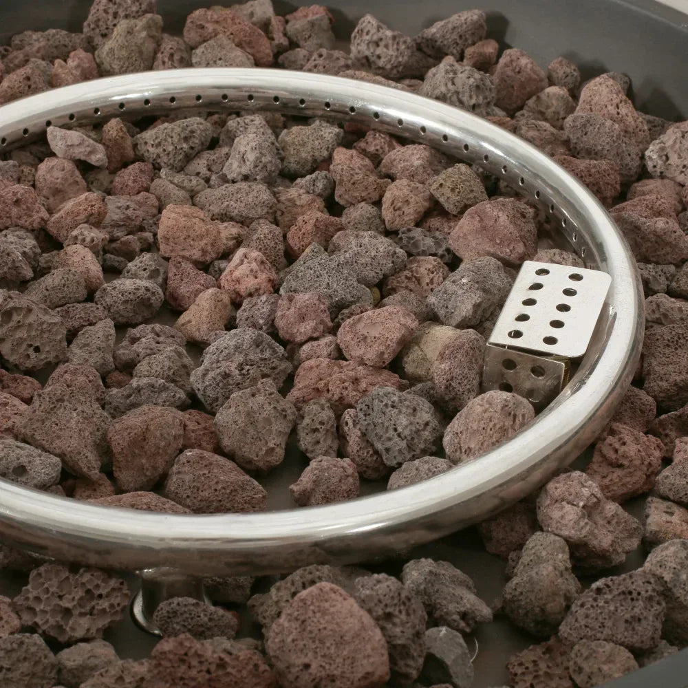 50000 BTU Round Outdoor Concrete Propane Fire Pit