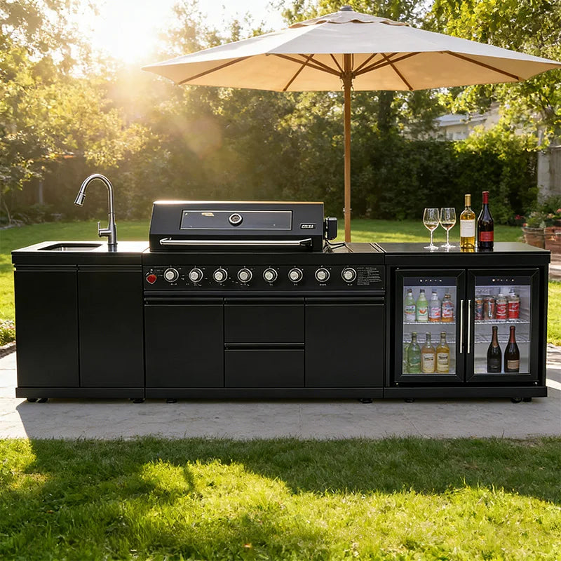 Backyard Patio Garden Outdoor Kitchen Cabinets 304 Stainless