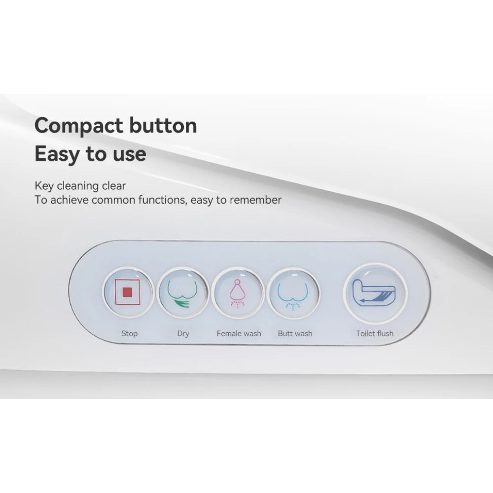 Smart Toilets with Heated Bidet Seat.