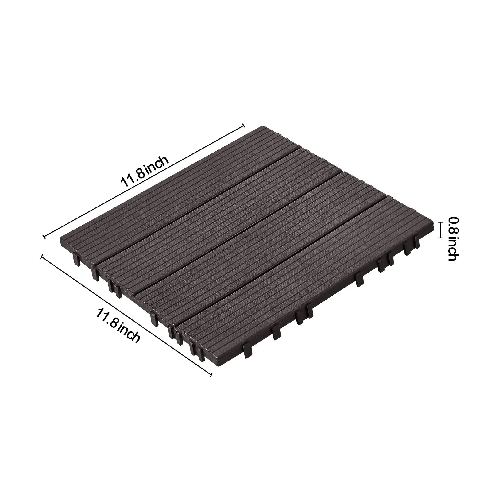 Interlocking Deck Tiles  Waterproof Outdoor Flooring