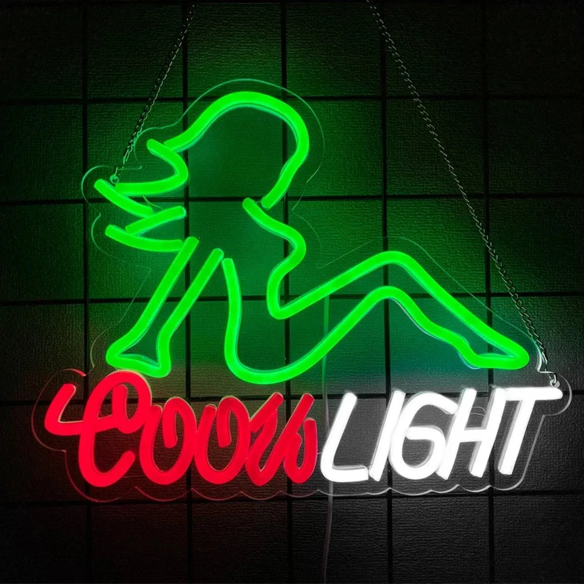 Neon Sign, Beer Sign, Green Women's .