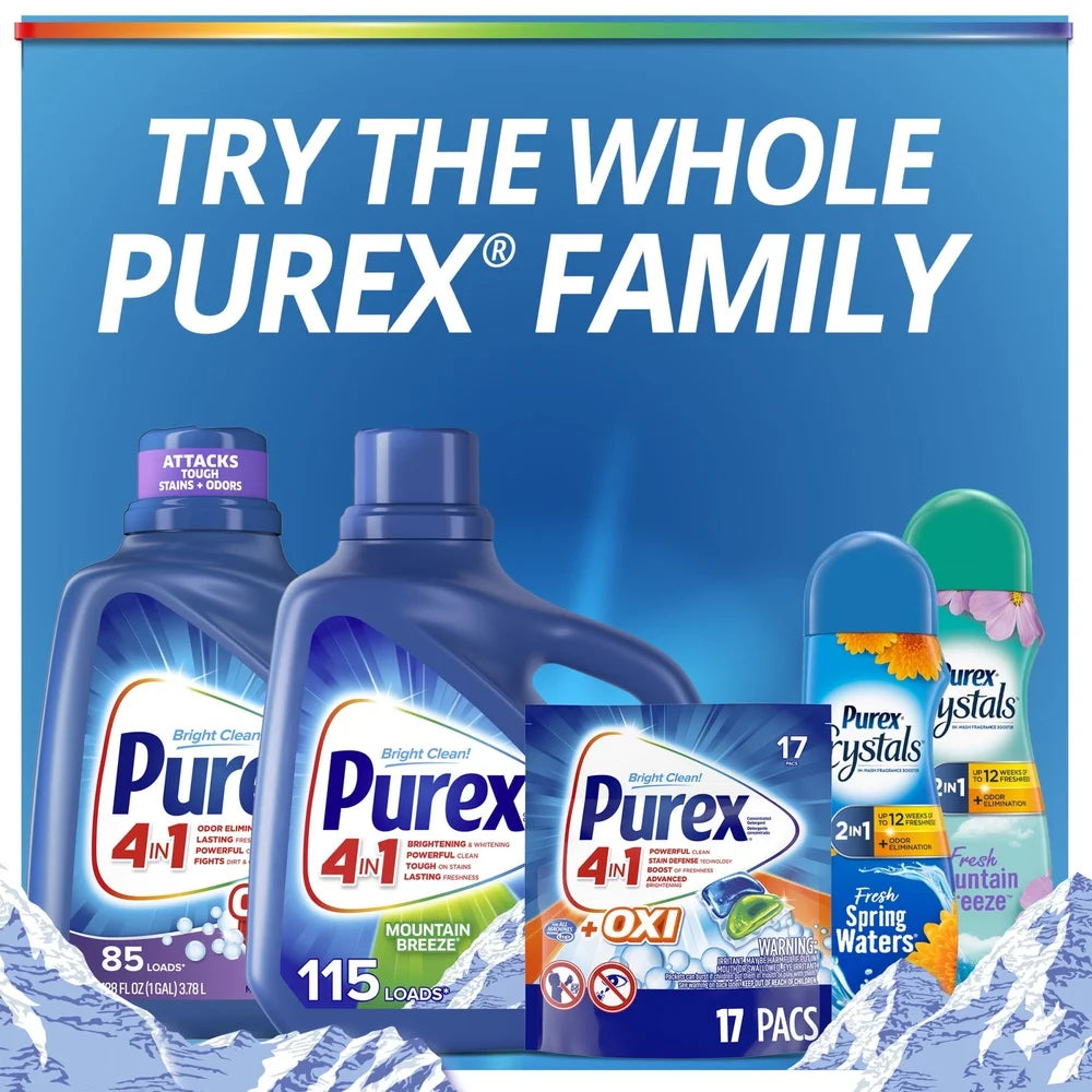 Liquid Laundry Detergent Mountain Breeze 250oz