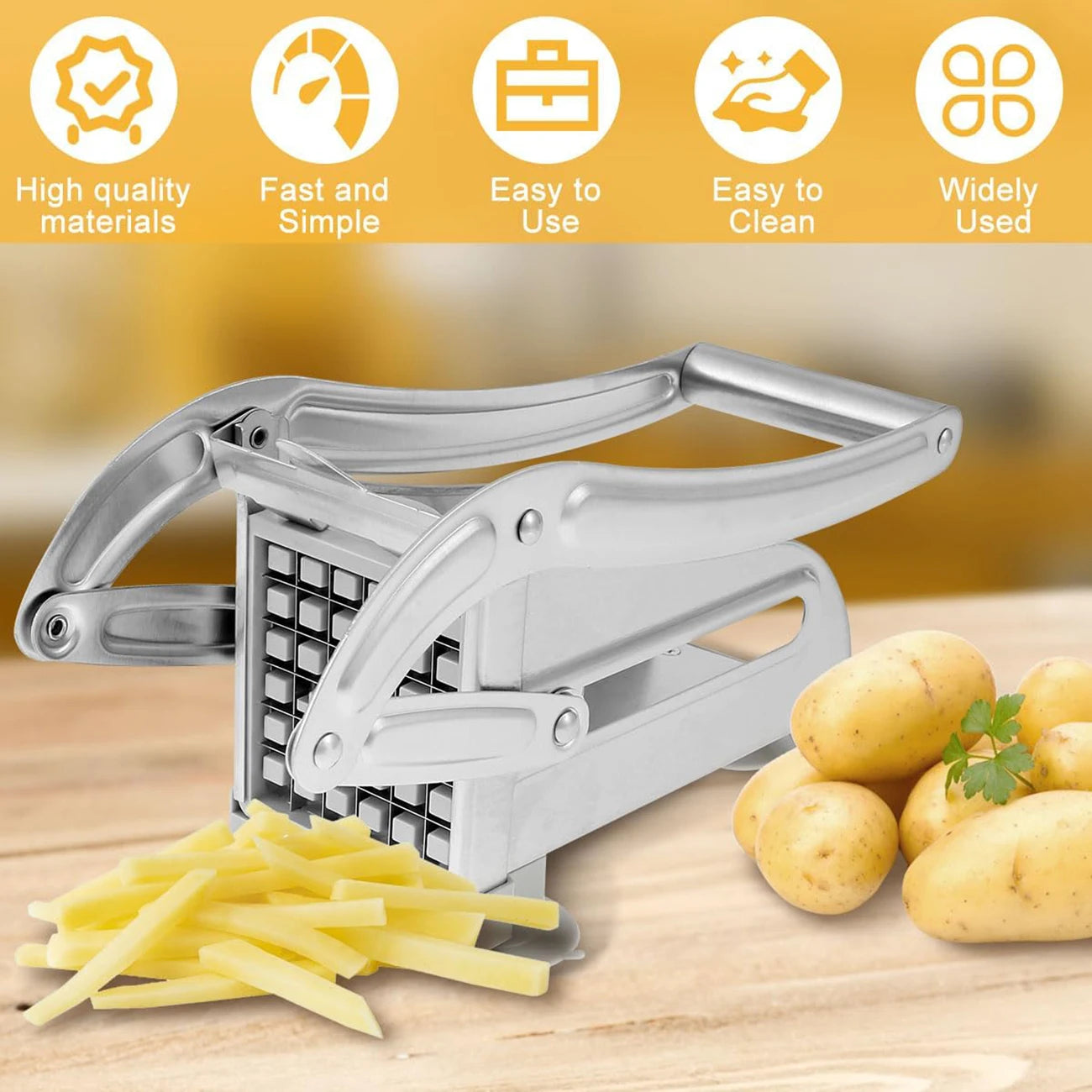 French Fries Cutter  Potato Slicer  with 36/46-Hole Blade