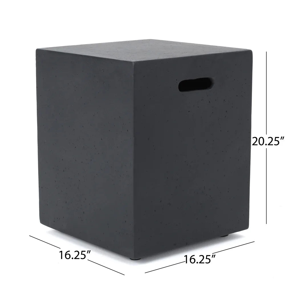50000 BTU Round Outdoor Concrete Propane Fire Pit