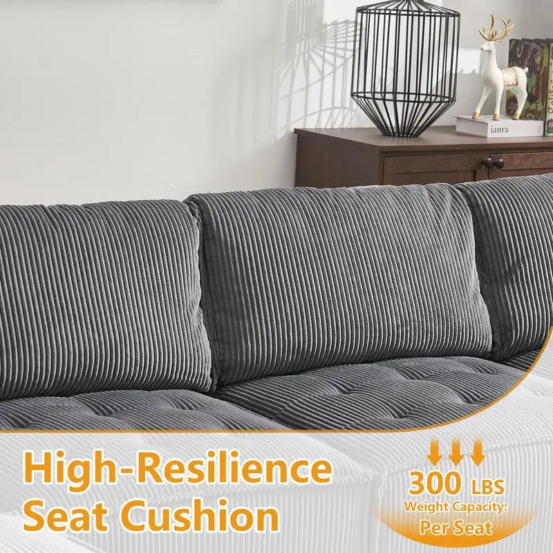 Modular Sectional Sofa U-Shaped Couch