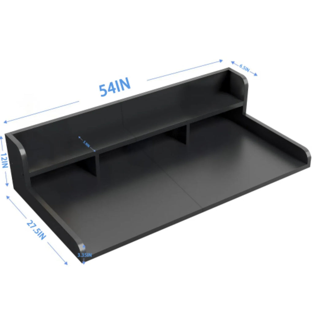 Washer Dryer Laundry Countertop With 2-Tier Storage Shelf