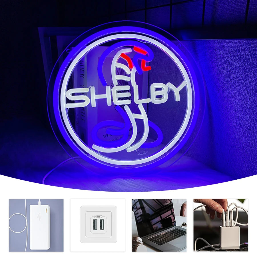 Shelby Neon Lights, Shelby Cobra