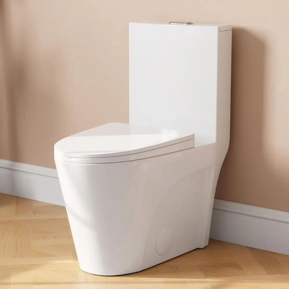 One Piece Toilet, Dual Power Flush,