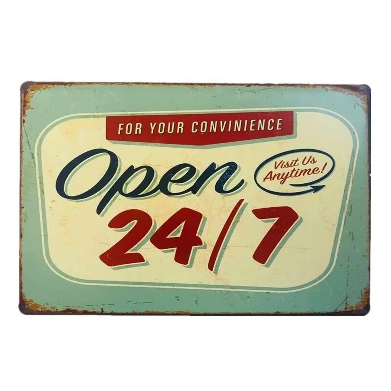 Warning Metal Tin Signs Wall Decoration