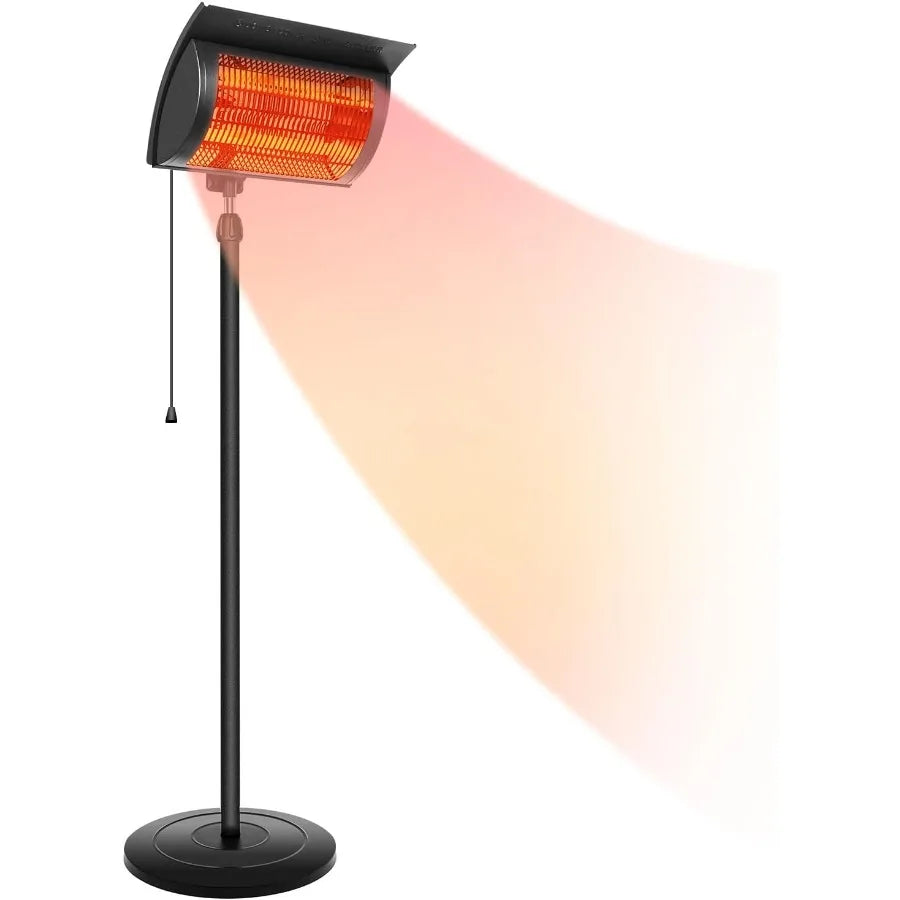 Standing Outdoor Patio Heater for Balcony Courtyard