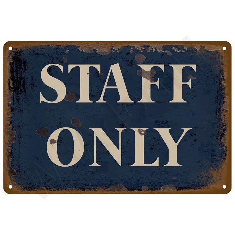 Vintage Metal Plate Tin Sign Plates