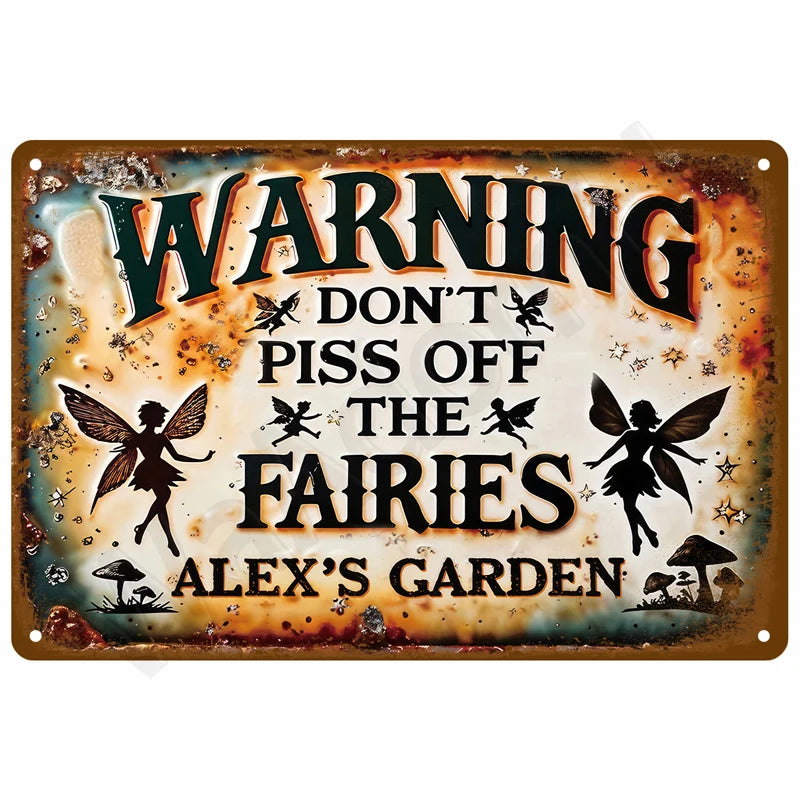 Vintage Metal Plate Tin Sign Plates