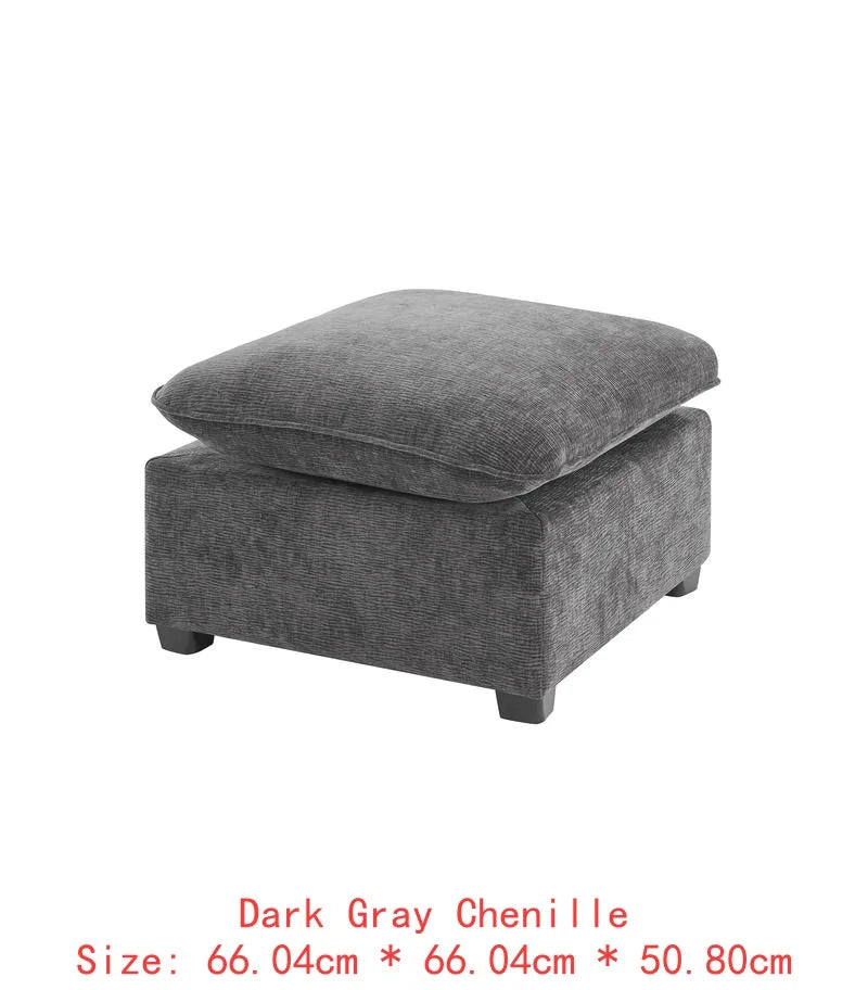 110in 7-Seat Modern U-Shape Modular Sofa Set,