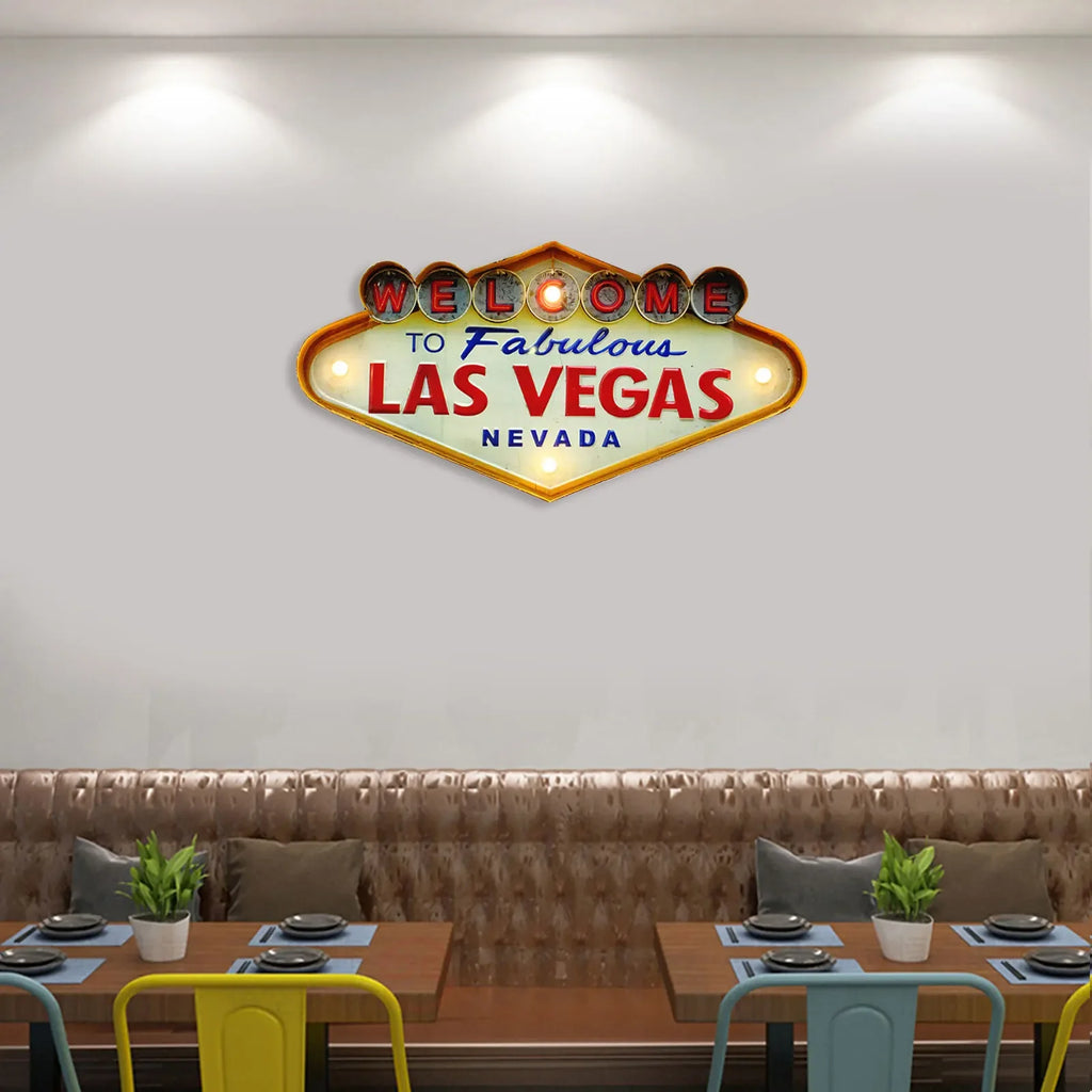 Metal Neon Sign Vintage LED