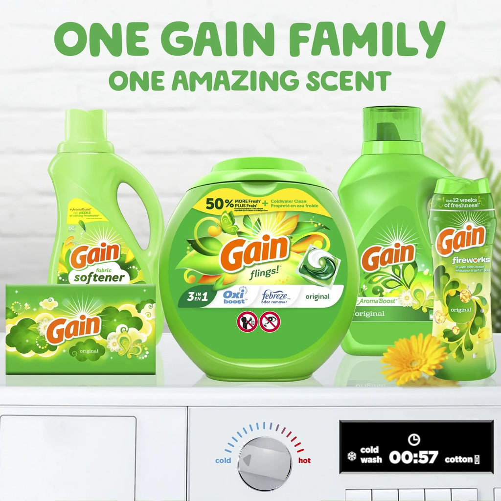 102 Count 3-in-1 Laundry Detergent Pacs,