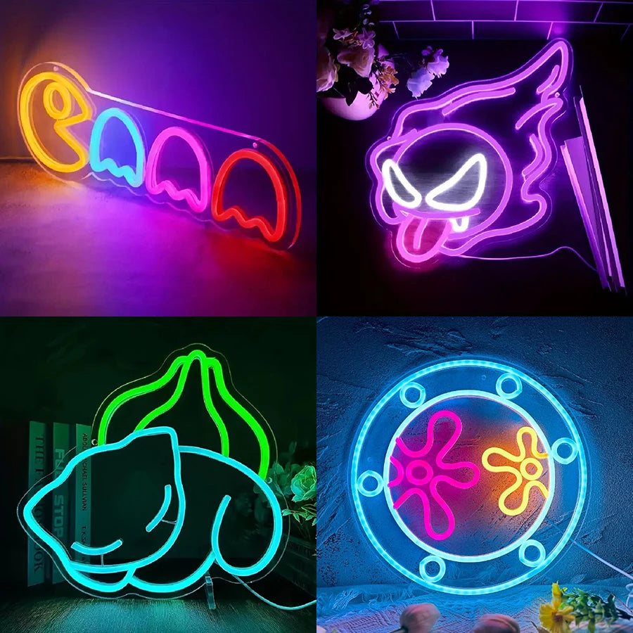 Gaming Neon Sign for Game Room Decor,