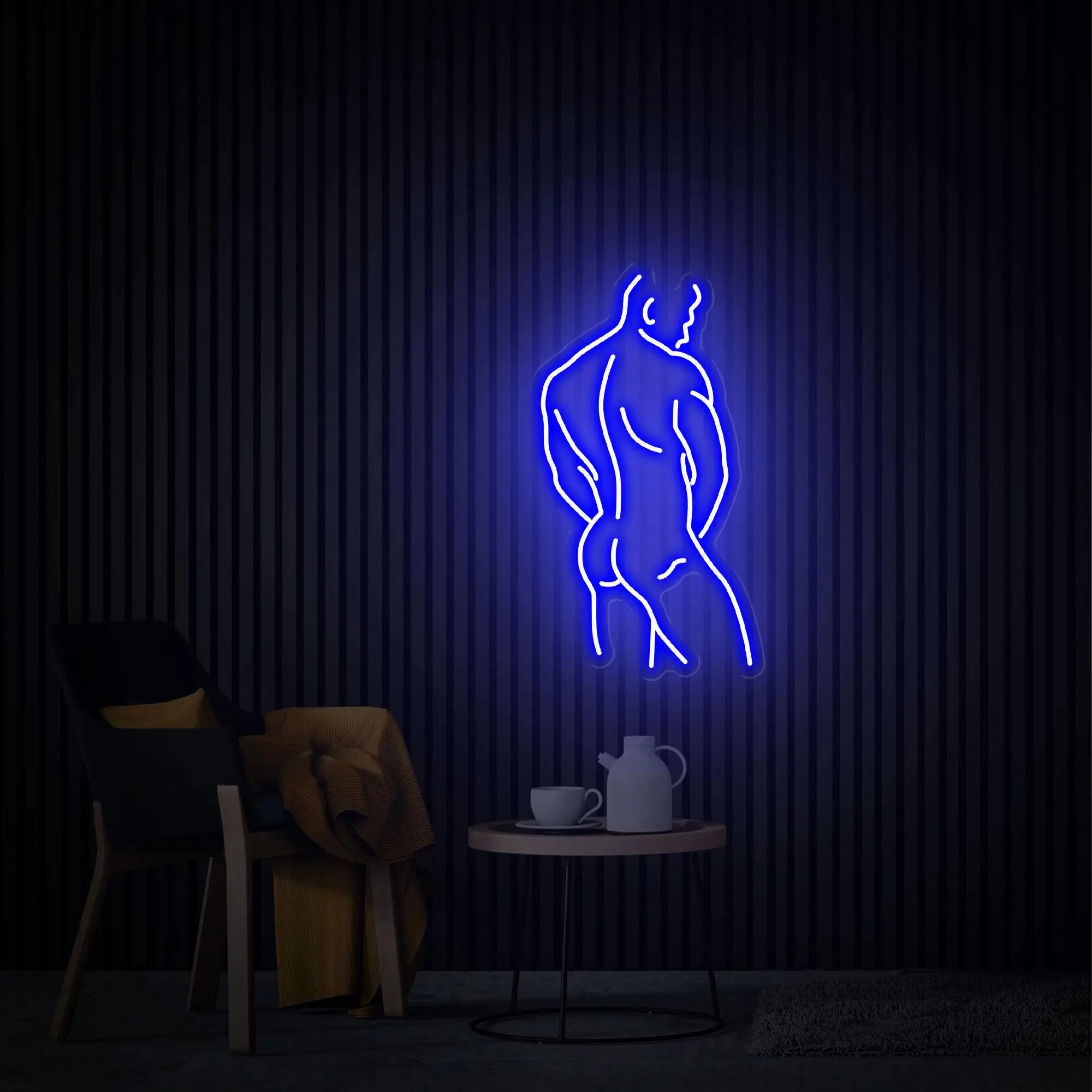 Man Neon Sign Man Art Wall Decor