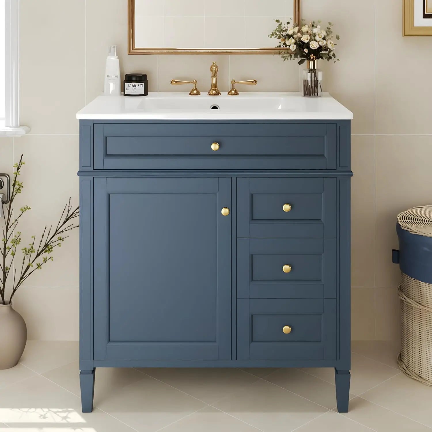 30" Bathroom Vanity with Sink,