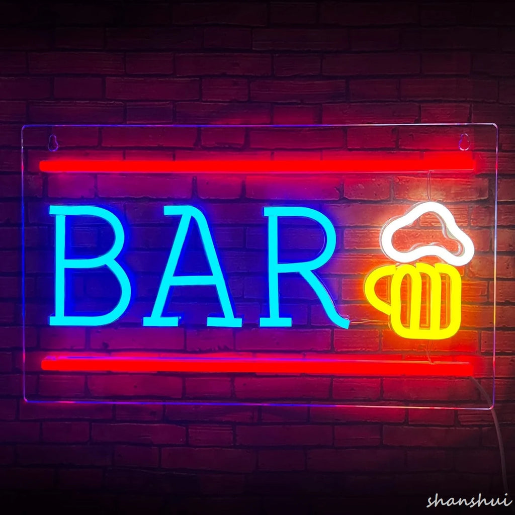 Bar Neon Sign, Beer LED Neon Light