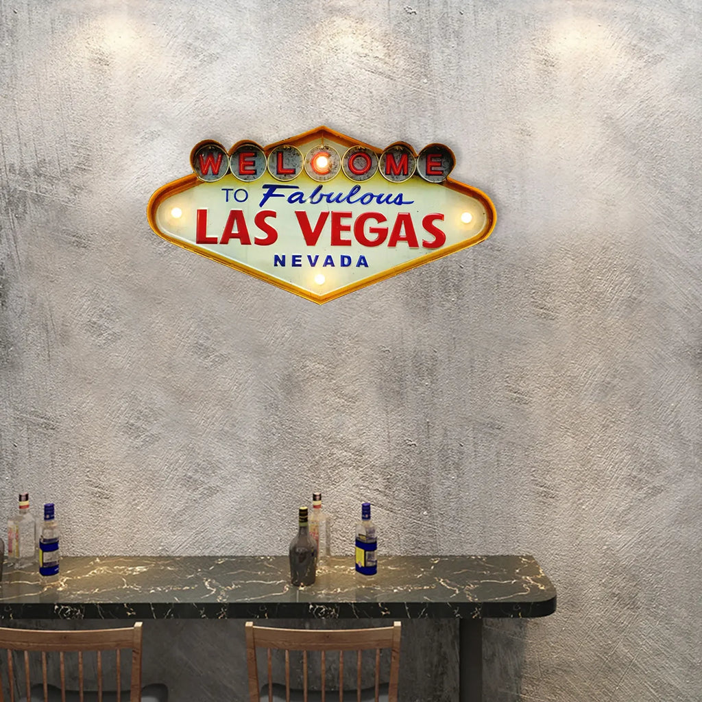 Metal Neon Sign Vintage LED
