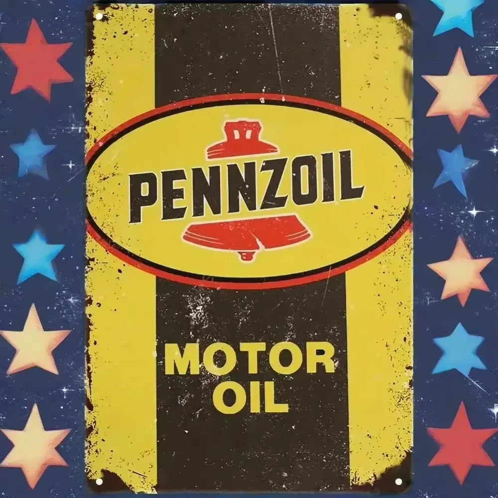 Pennzoil Vintage Tin Sign