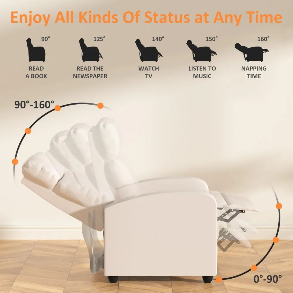 Massage Recliner Chair, with Remote Control,