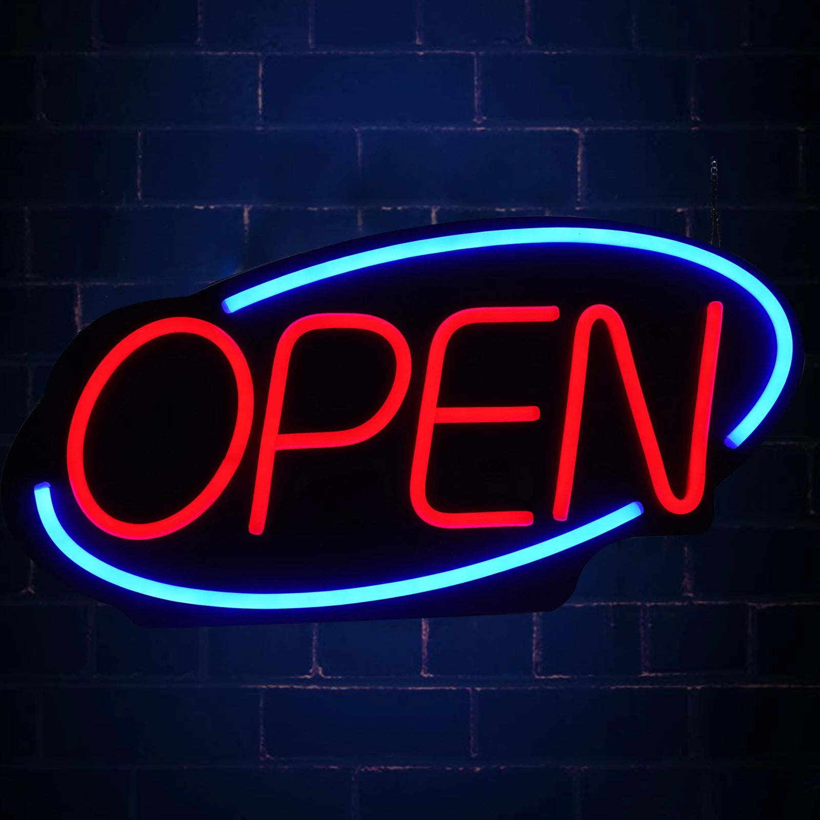 "Open" Wall-Mounted Bar Light Sign,