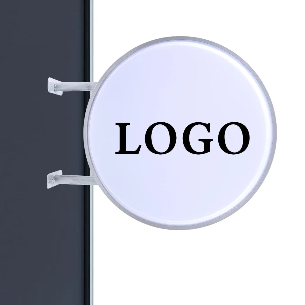 Waterproof LED Double Sided Round Advertising Light