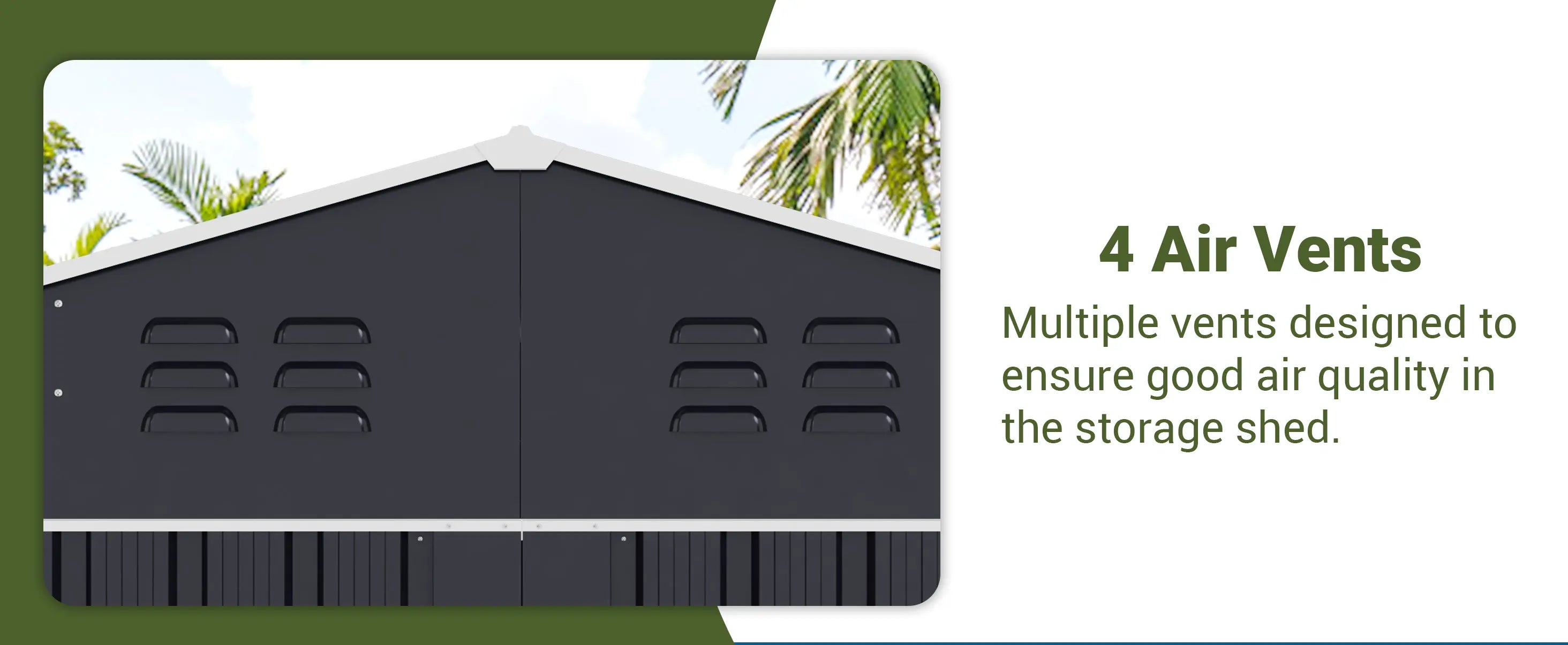 VIWAT 10x10~12x18FT Outdoor Metal Storage