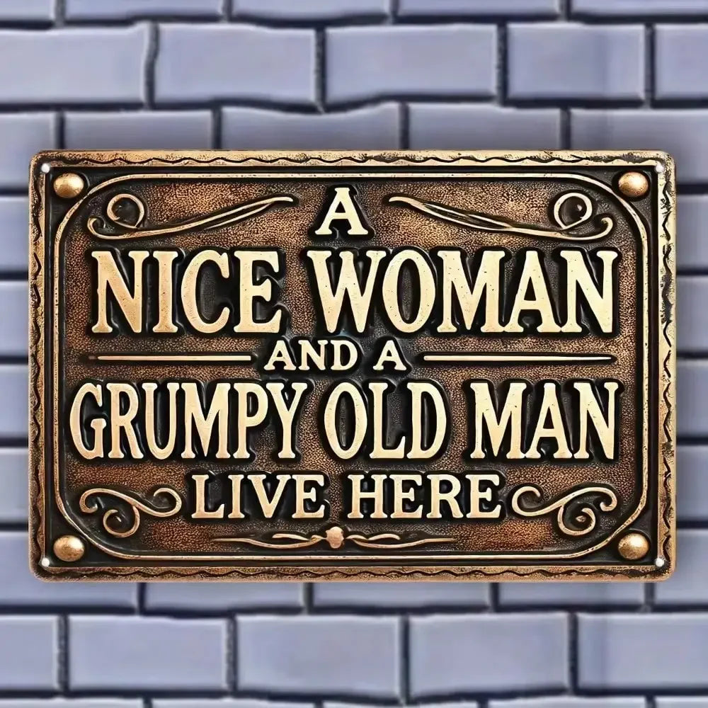 Vintage Metal Sign -