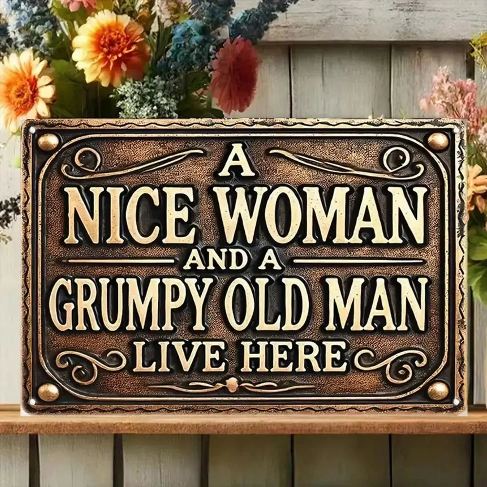 Vintage Metal Sign -