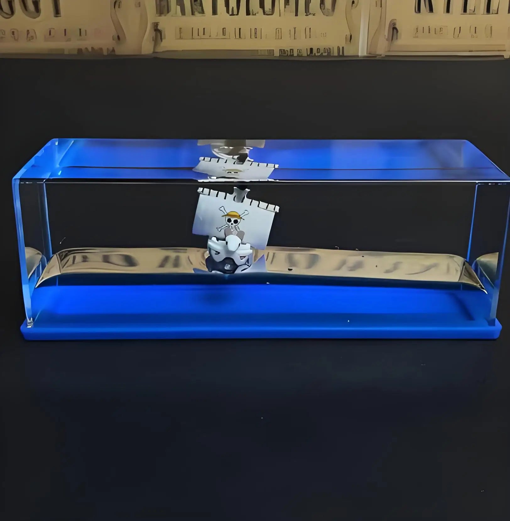 Cruise Fluid Drifting Bottle Desktop Decoration