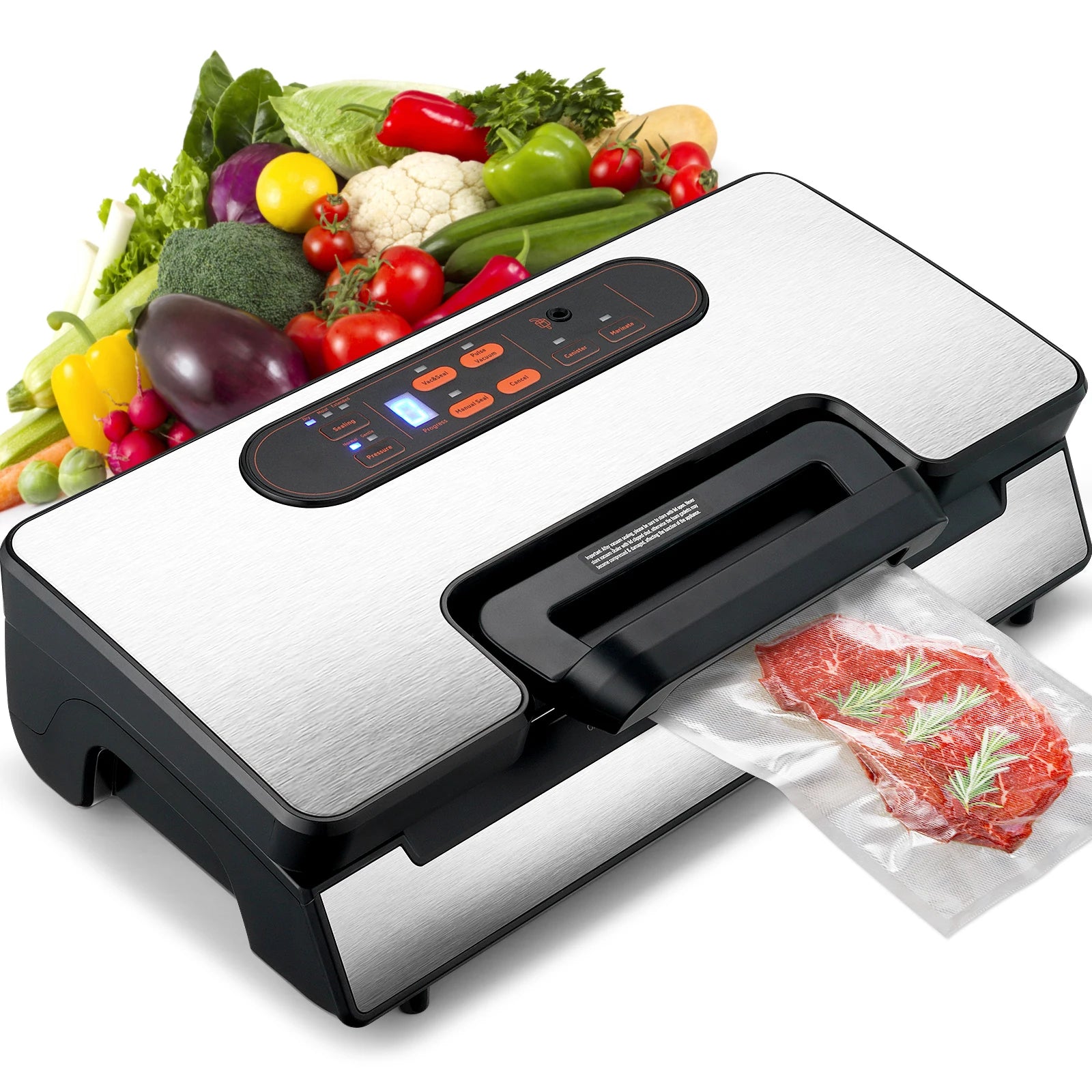 90Kpa 130W Vacuum Sealer Food Packaging Machine