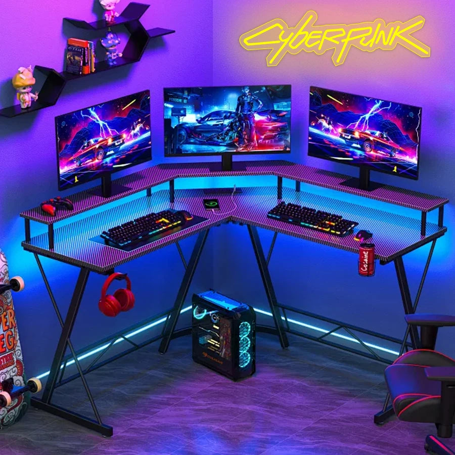 Cyberpunk Edge Runner Neon Sign for Game Zone