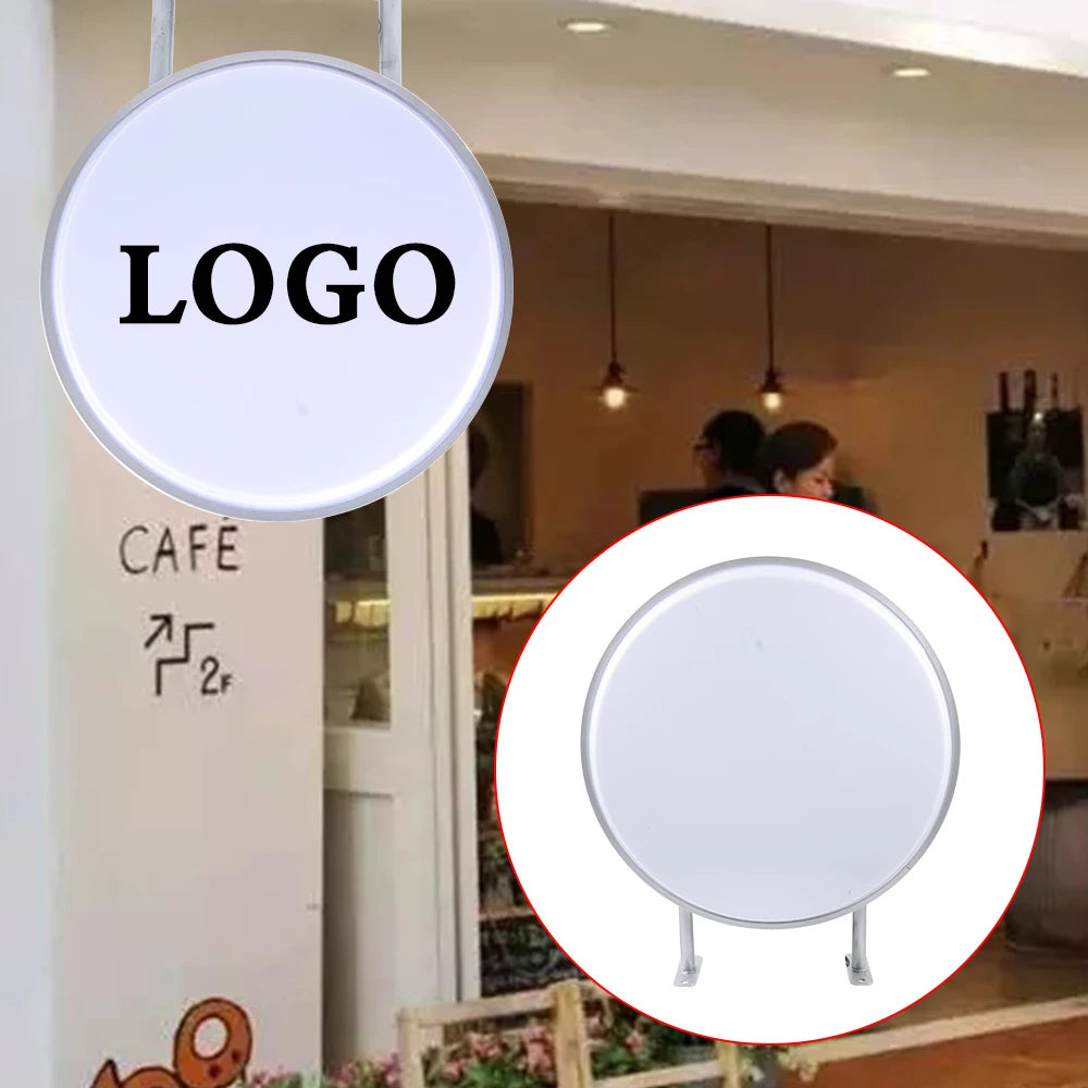 Waterproof LED Double Sided Round Advertising Light